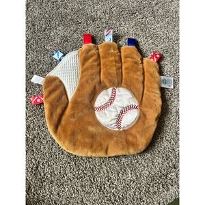 Taggies Security Blanket Baby Lovey Baseball Glove Ball Baby Boy Nursery T